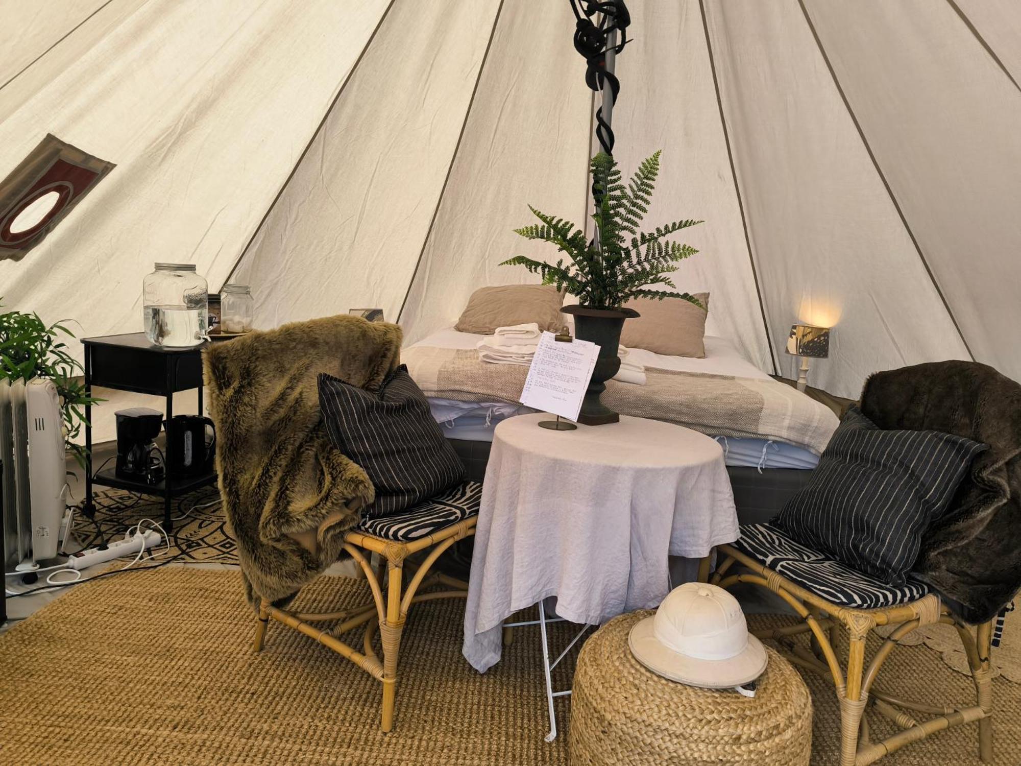 Luxury Tent With Restroom And Shower, Close To The Beach Ystad Exterior foto